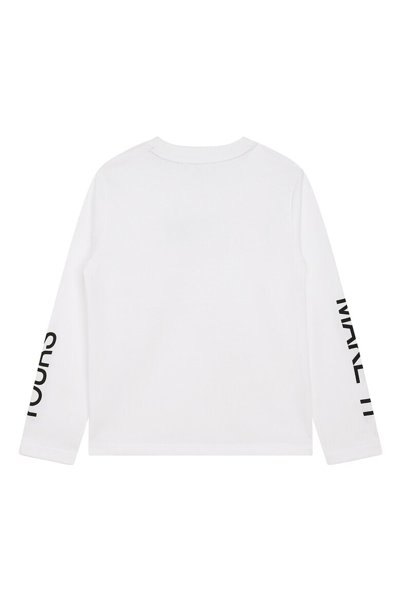 DKNY Блуза с овално деколте и лого - Pepit.bg