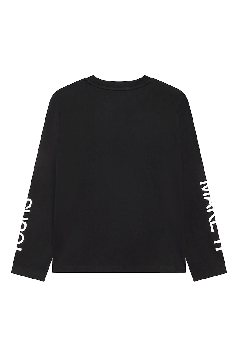 DKNY Блуза с овално деколте и лого - Pepit.bg