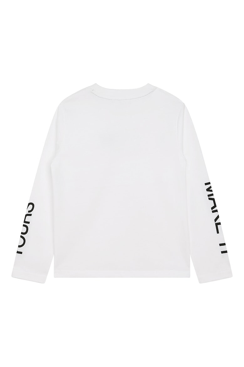 DKNY Блуза с овално деколте и лого - Pepit.bg