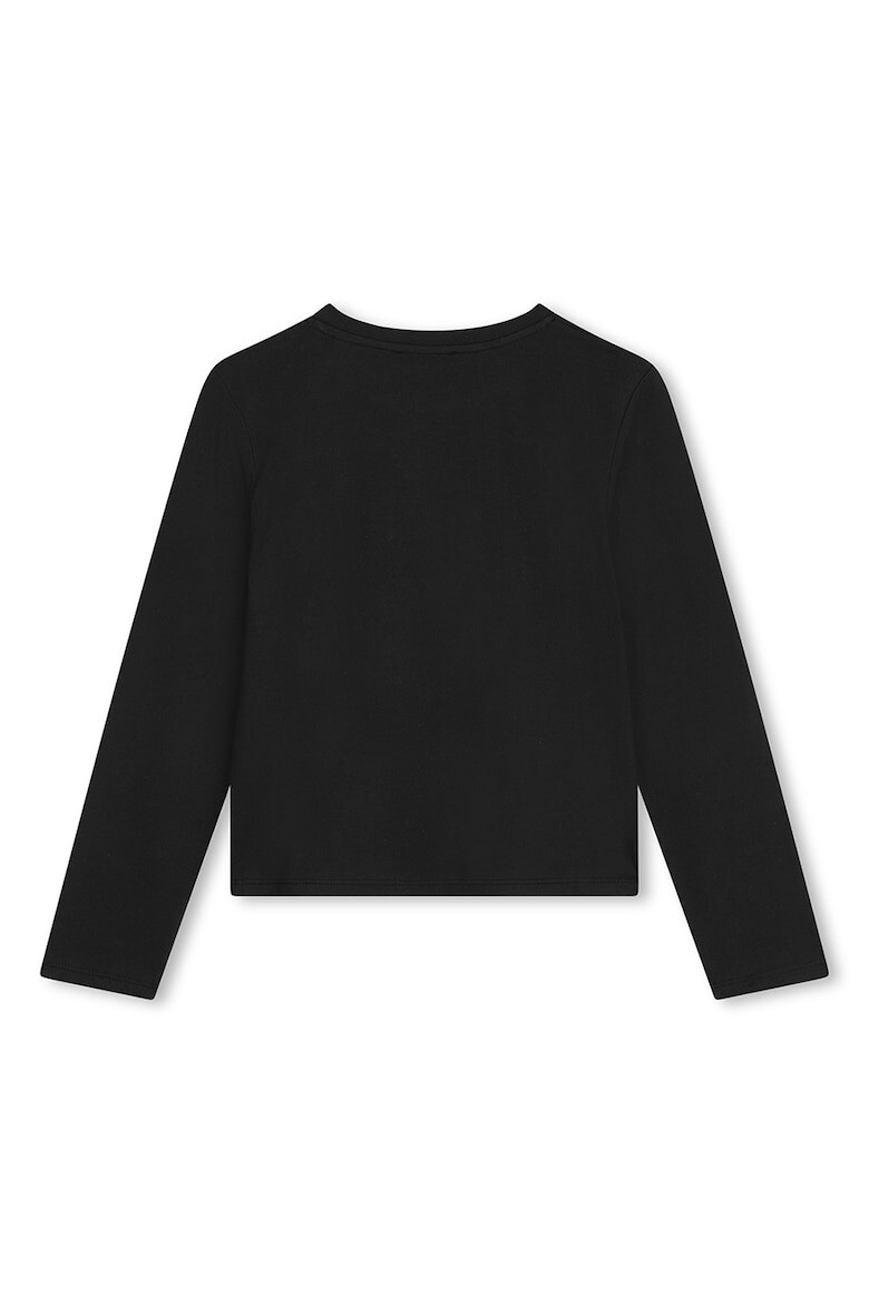 DKNY Блуза с овално деколте и лого - Pepit.bg