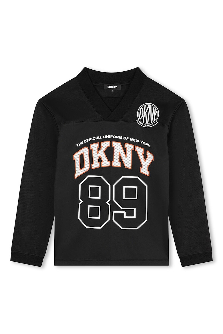 DKNY Блуза с шпиц и лого - Pepit.bg