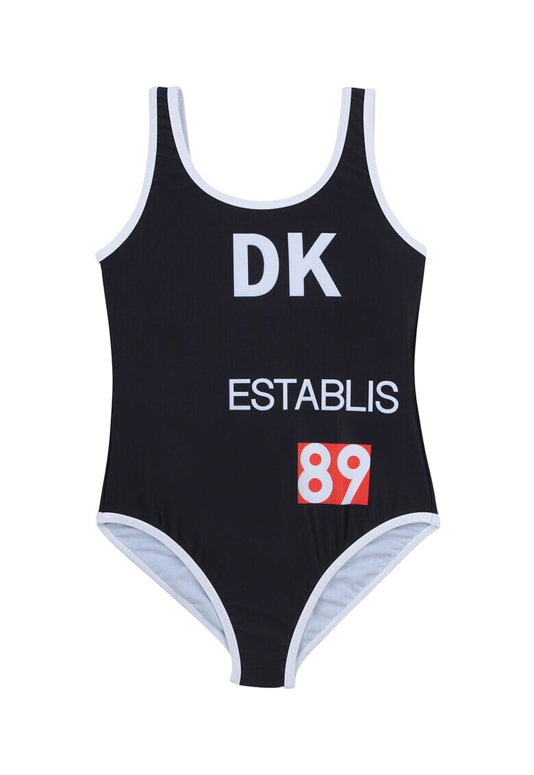 DKNY Цял бански с изрязан гръб - Pepit.bg