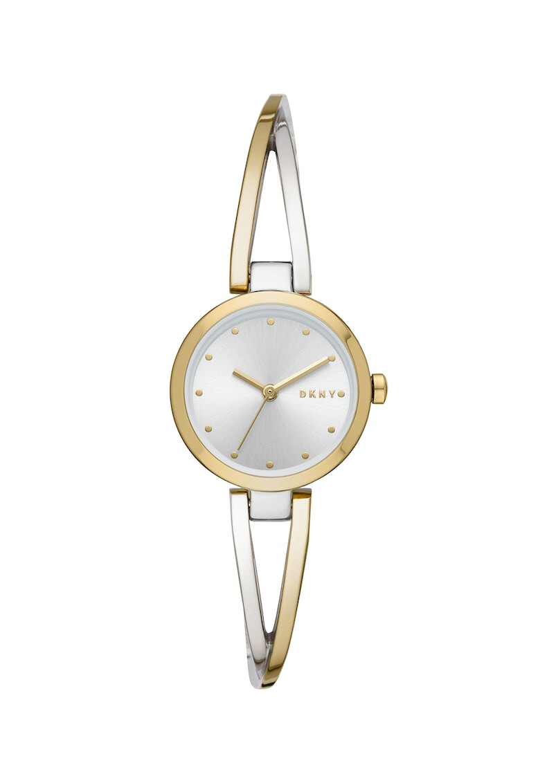 DKNY Двуцветен овален часовник - Pepit.bg