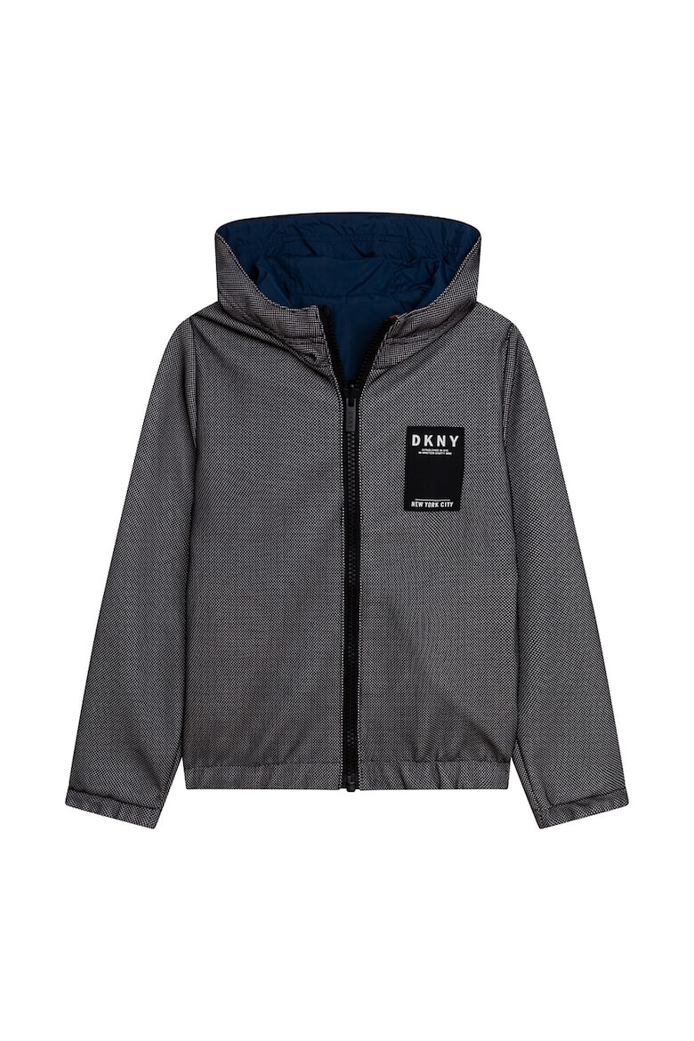 DKNY Двулицево яке с качулка - Pepit.bg