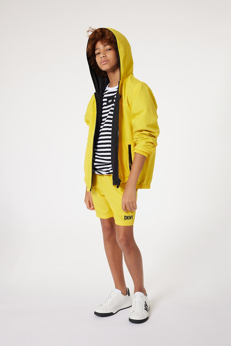 DKNY Двулицево яке с качулка - Pepit.bg
