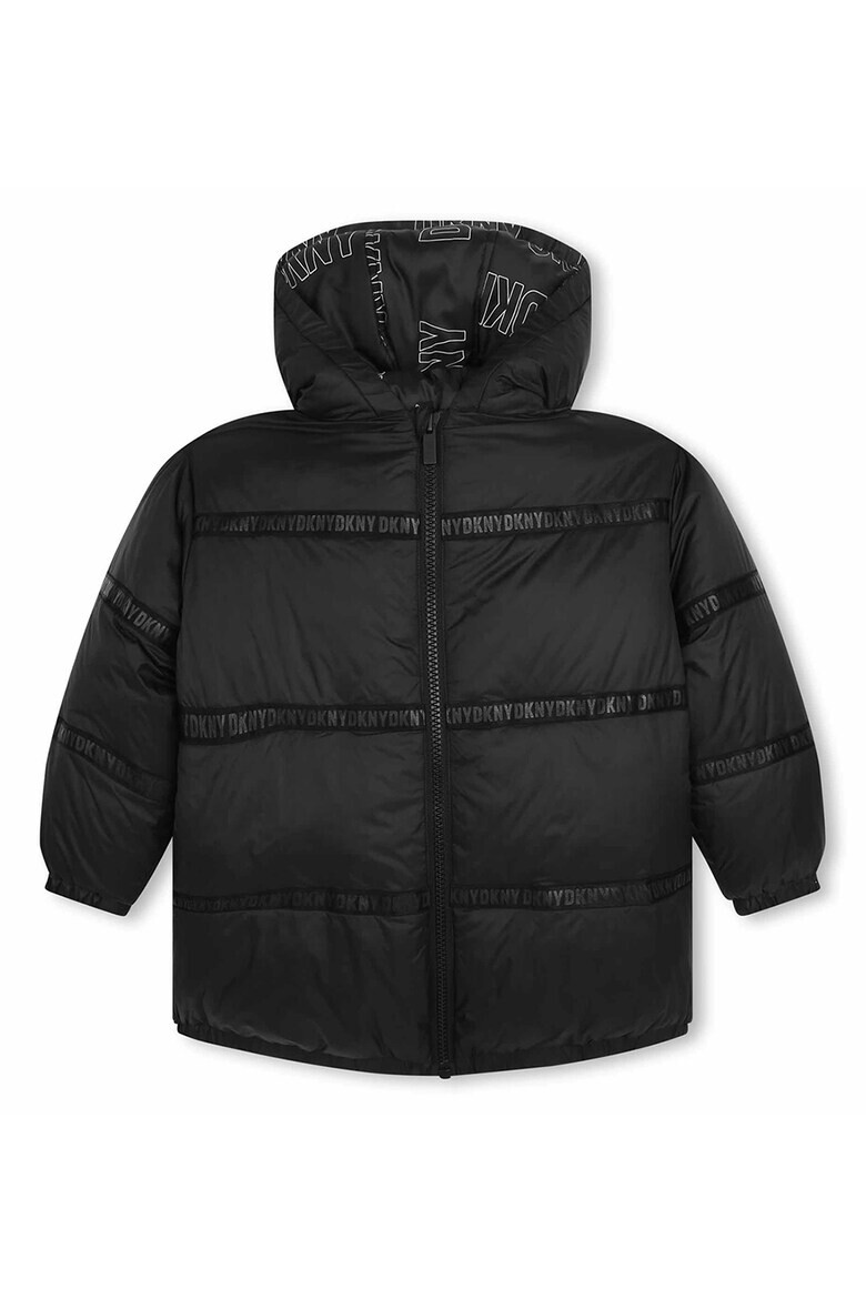 DKNY Двулицево яке с лого - Pepit.bg