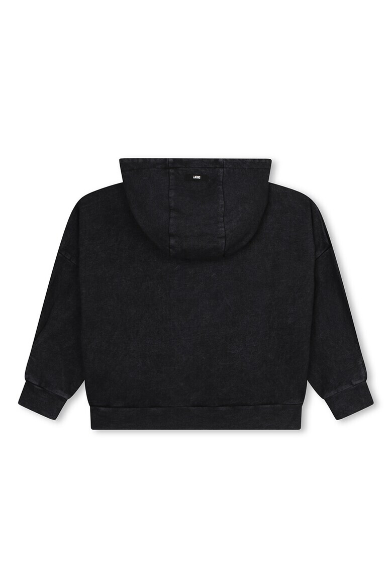 DKNY Едноцветно памучно худи - Pepit.bg