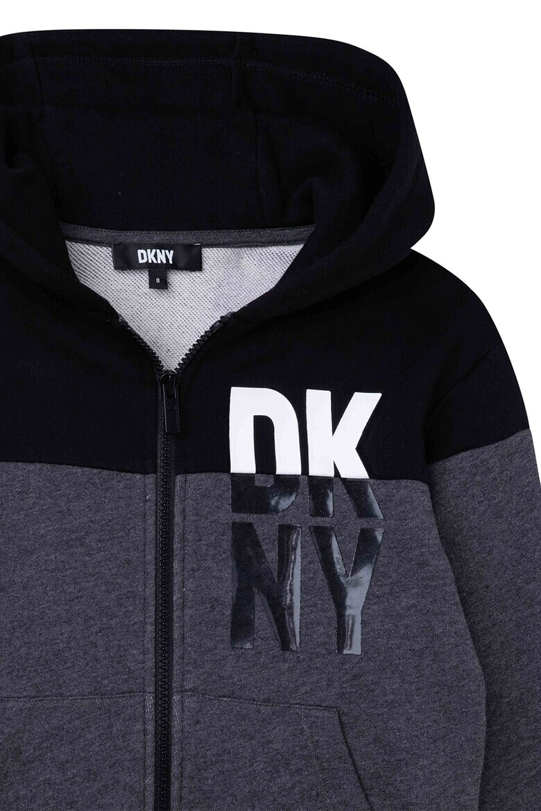 DKNY Худи с цип и лого - Pepit.bg