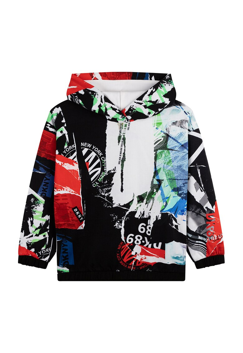 DKNY Худи с фигурална шарка - Pepit.bg