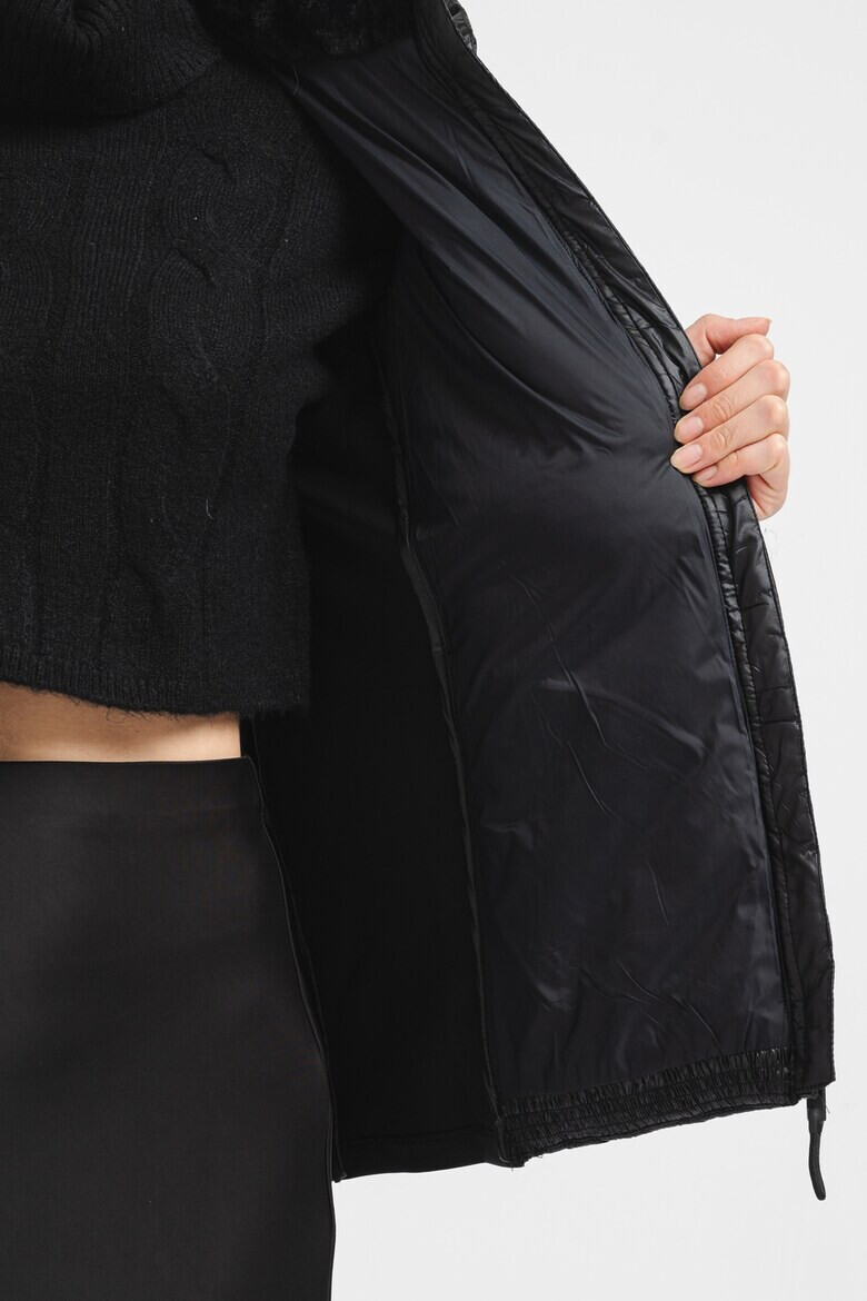 DKNY Капитониран елек с качулка - Pepit.bg