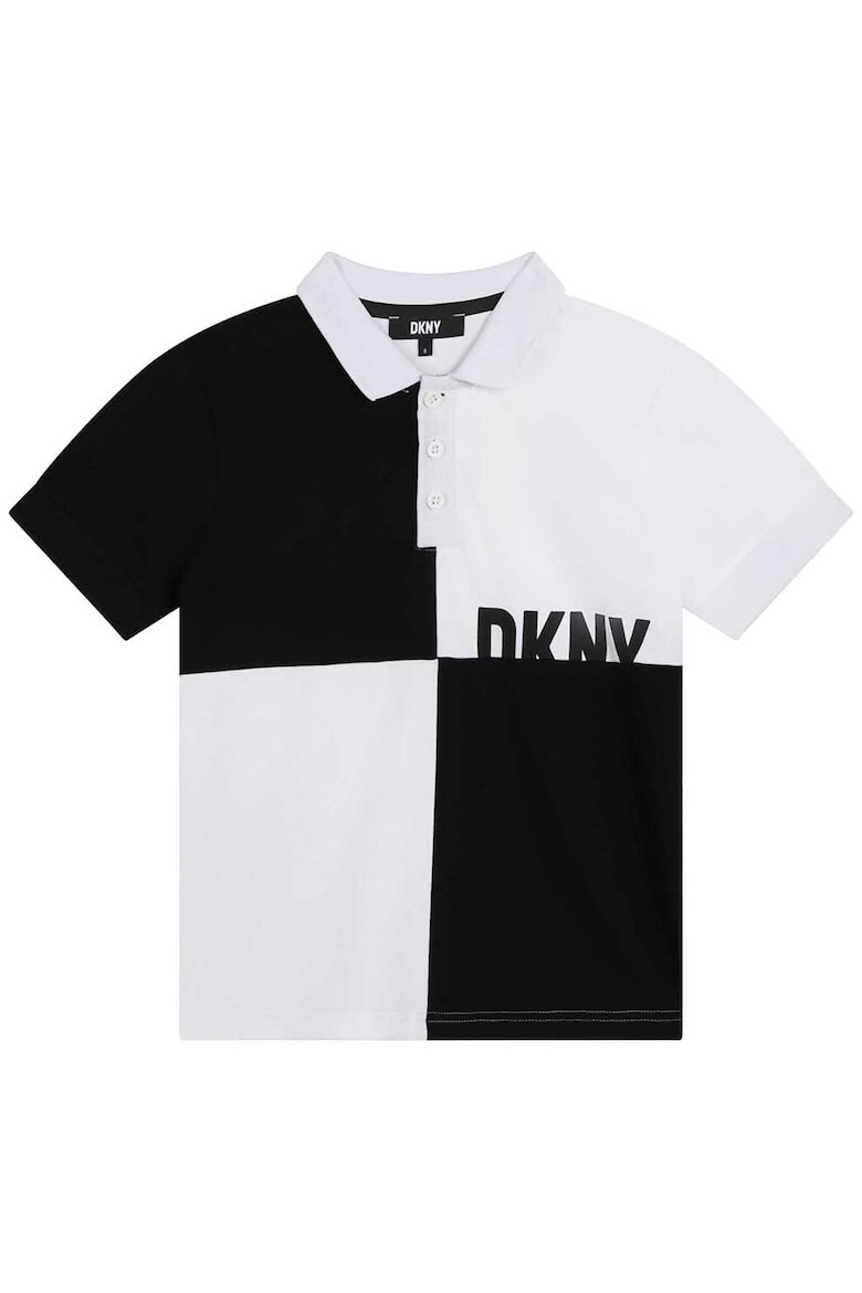 DKNY Карирана тениска с яка - Pepit.bg