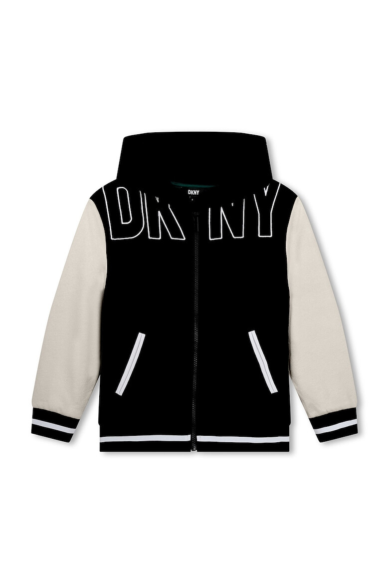 DKNY Худи с лого и цип - Pepit.bg