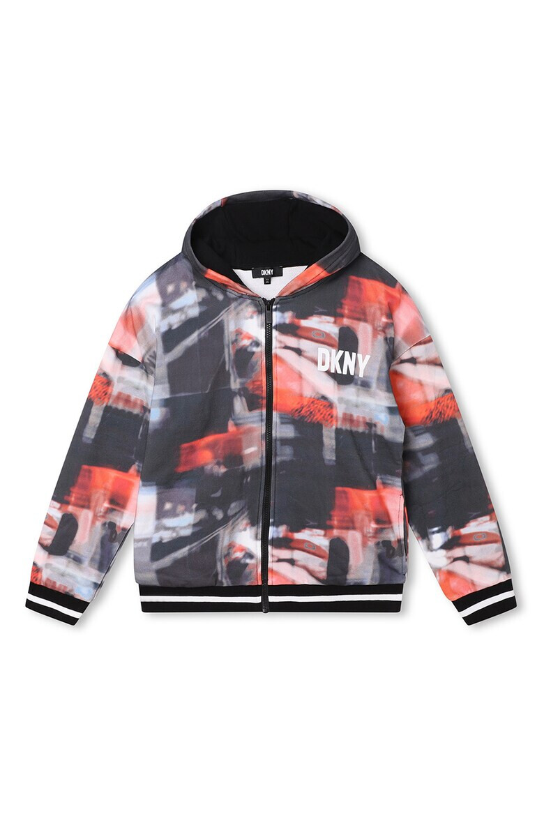 DKNY Худи с щампа и цип - Pepit.bg