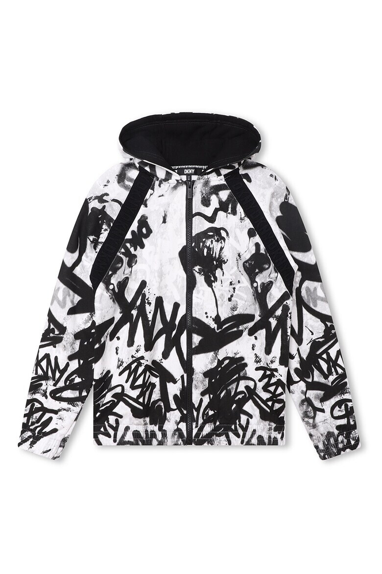 DKNY Худи с щампа и цип - Pepit.bg