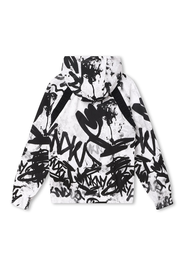 DKNY Худи с щампа и цип - Pepit.bg