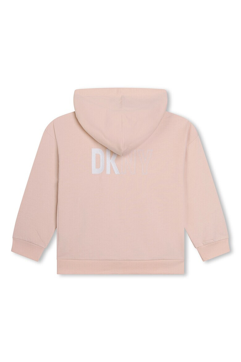 DKNY Худи с цип и лого - Pepit.bg