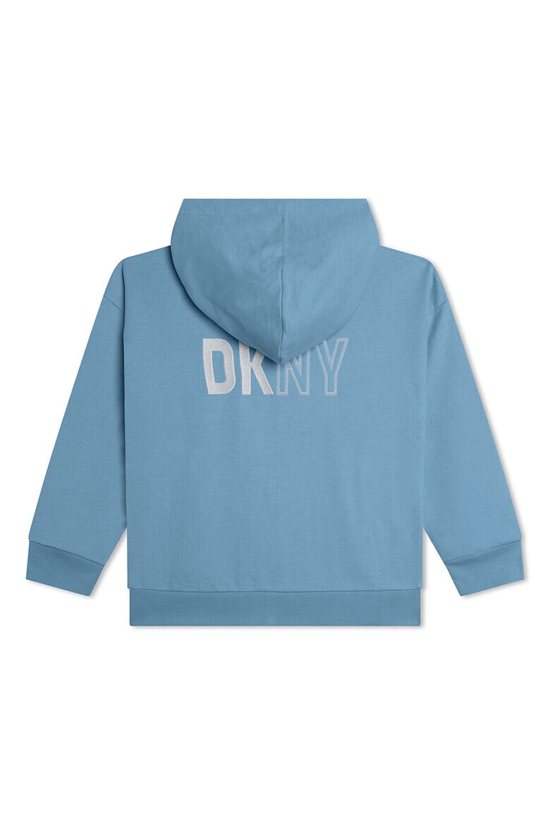 DKNY Худи с цип и лого - Pepit.bg