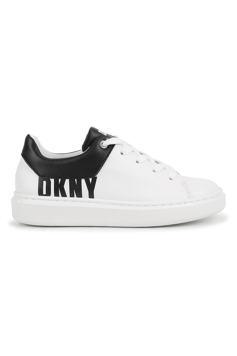 DKNY Кожени спортни обувки с лого - Pepit.bg