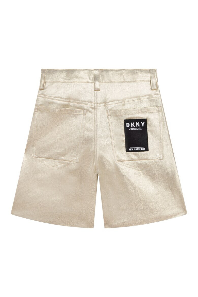 DKNY Къс панталон с бляскав ефект - Pepit.bg