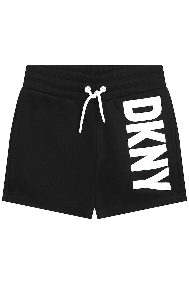 DKNY Къс панталон с висока талия и лого - Pepit.bg