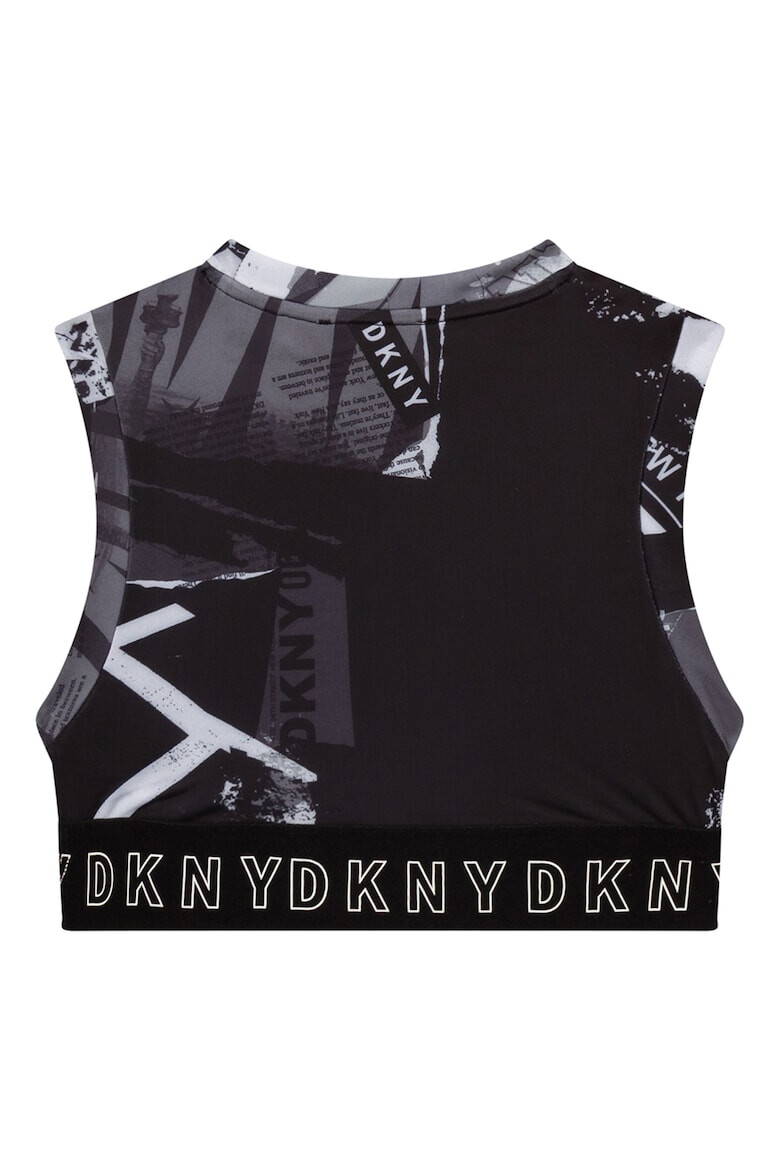 DKNY Къс топ с лого - Pepit.bg