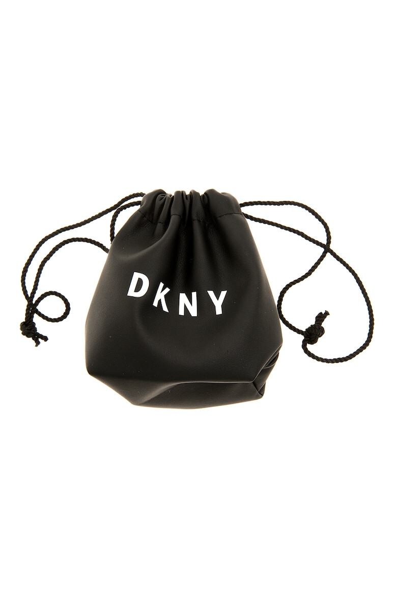 DKNY Месингови обеци Carver с кристали - Pepit.bg