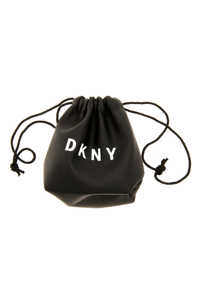 DKNY Месингови обеци с кристали - Pepit.bg