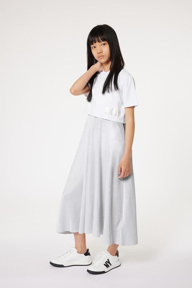 DKNY Миди рокля с дизайн 2 в 1 - Pepit.bg