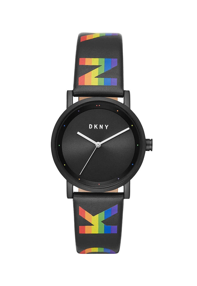 DKNY Овален аналогов часовник с лого - Pepit.bg