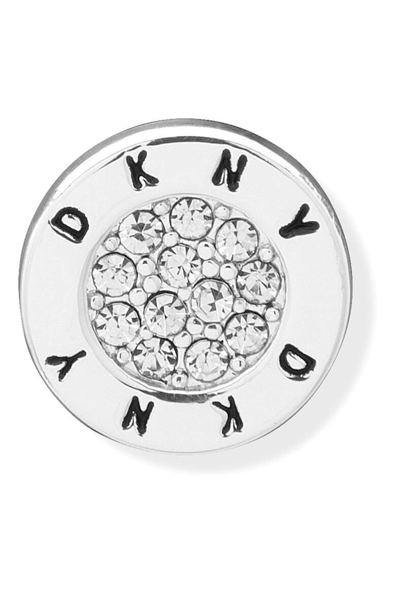 DKNY Овални обеци с кристали - Pepit.bg