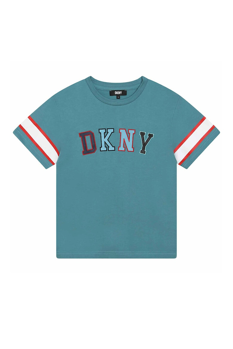 DKNY Памучна тениска с бродирано лого - Pepit.bg