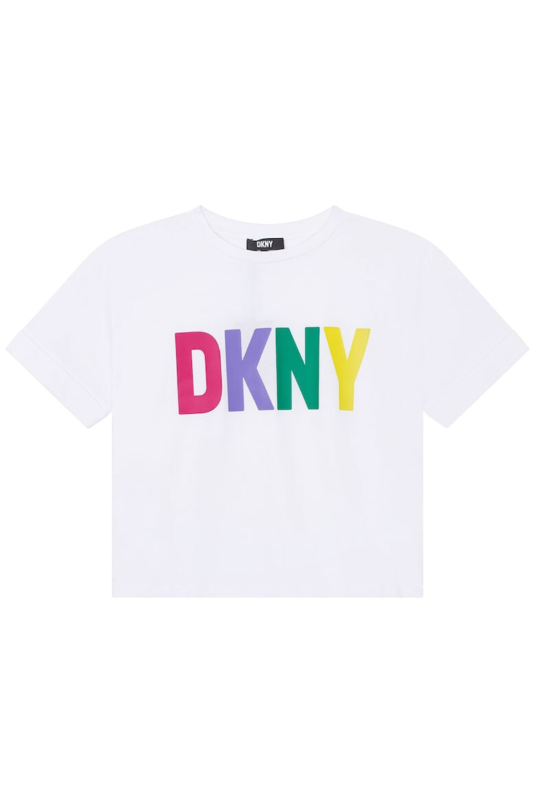 DKNY Памучна тениска с лого - Pepit.bg