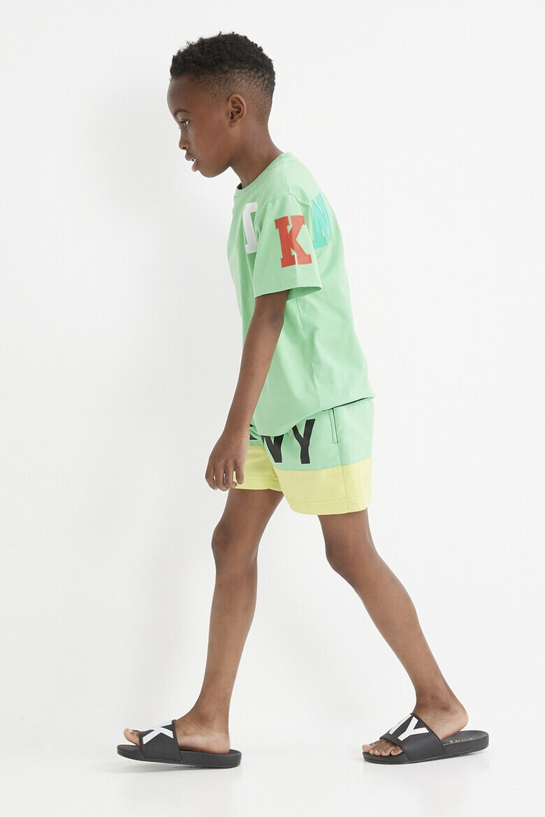 DKNY Памучна тениска с лого - Pepit.bg
