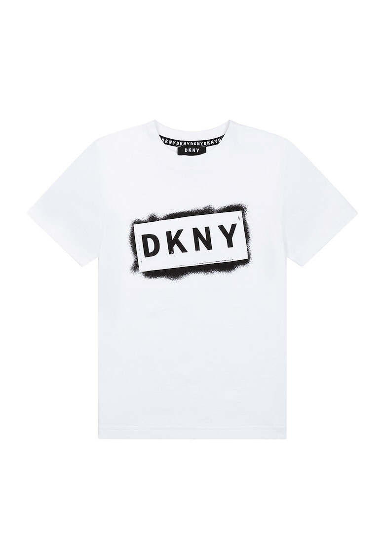 DKNY Памучна тениска с лого - Pepit.bg