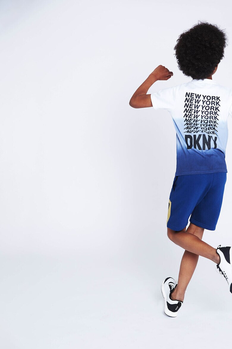DKNY Памучна тениска с надпис - Pepit.bg