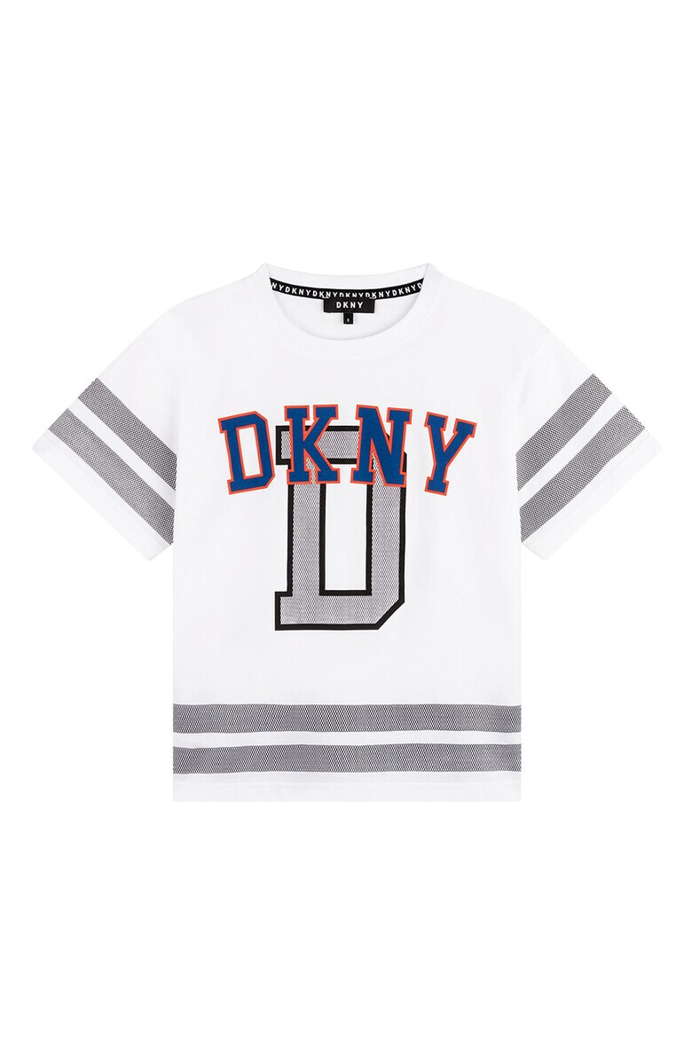 DKNY Памучна тениска с принт - Pepit.bg