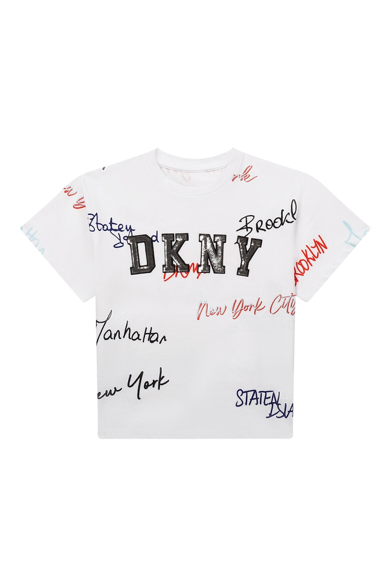 DKNY Памучна тениска с щампа - Pepit.bg