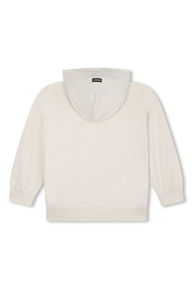 DKNY Памучно худи с цип - Pepit.bg