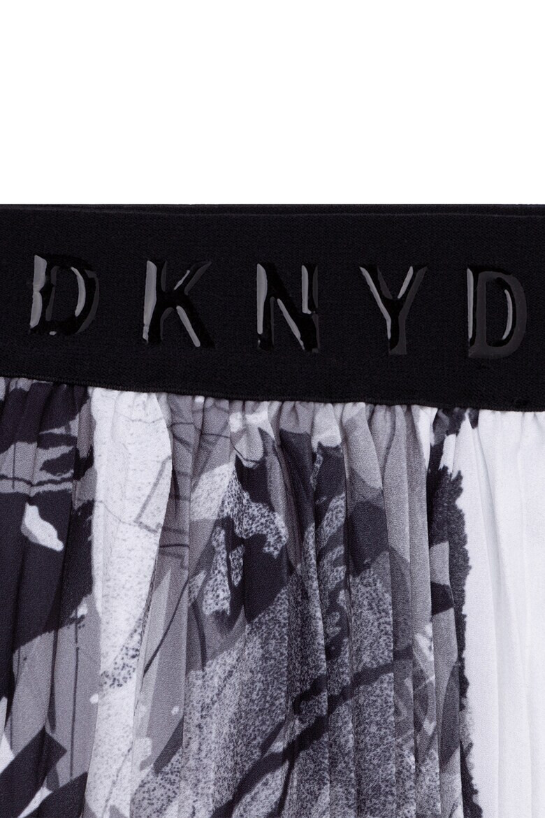 DKNY Плисирана пола с принт - Pepit.bg