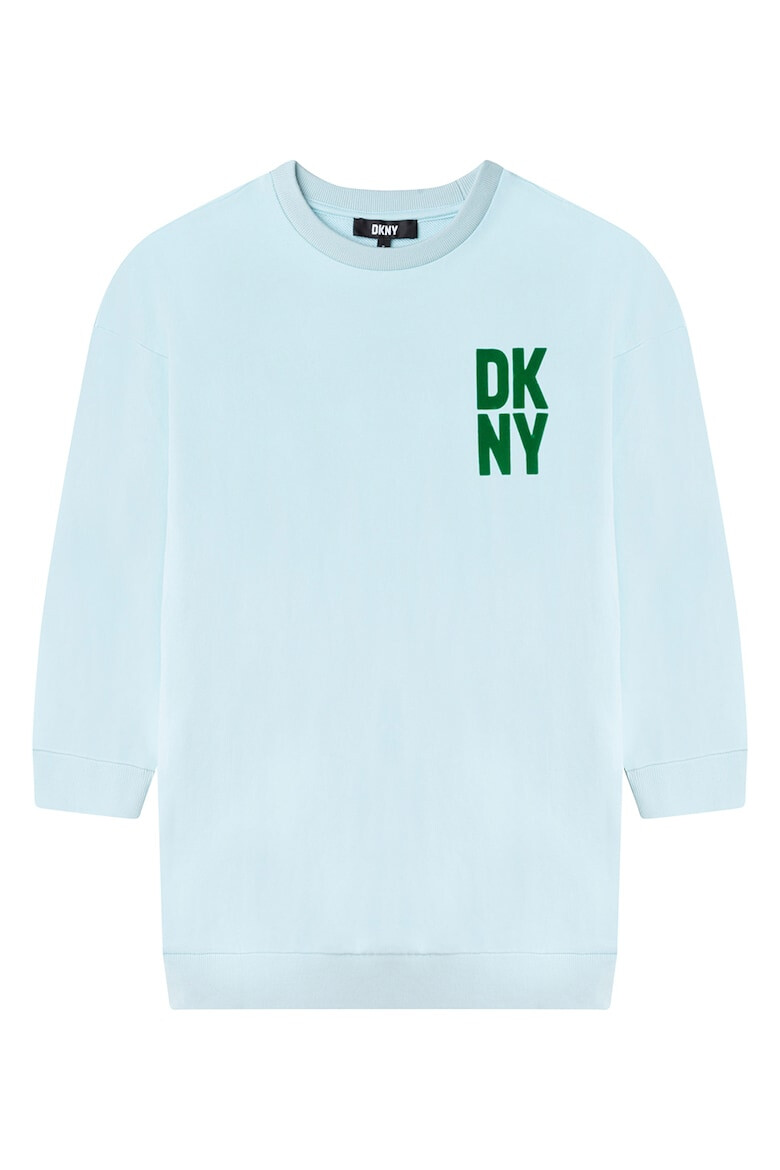 DKNY Рокля тип суитшърт с лого - Pepit.bg