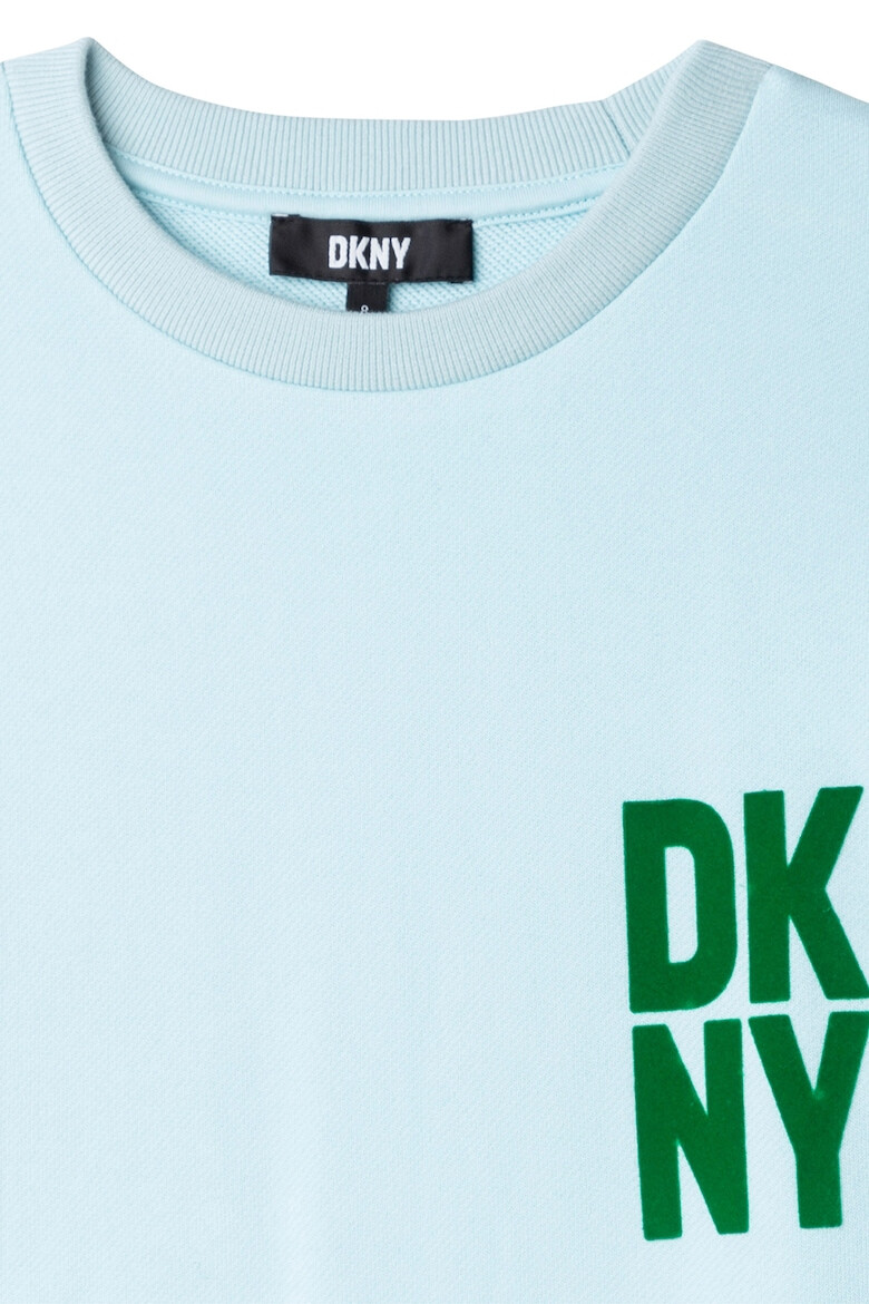 DKNY Рокля тип суитшърт с лого - Pepit.bg