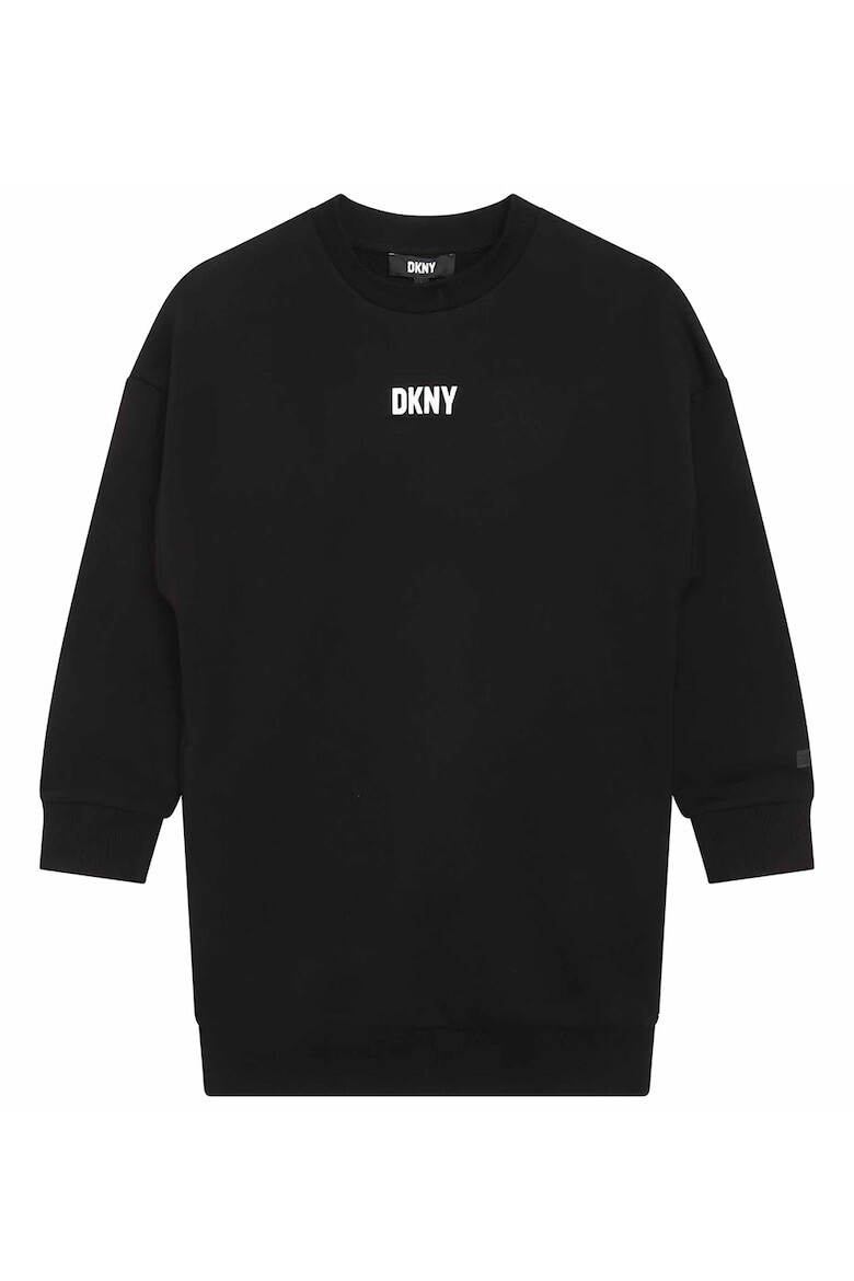 DKNY Рокля тип суитшърт с лого - Pepit.bg