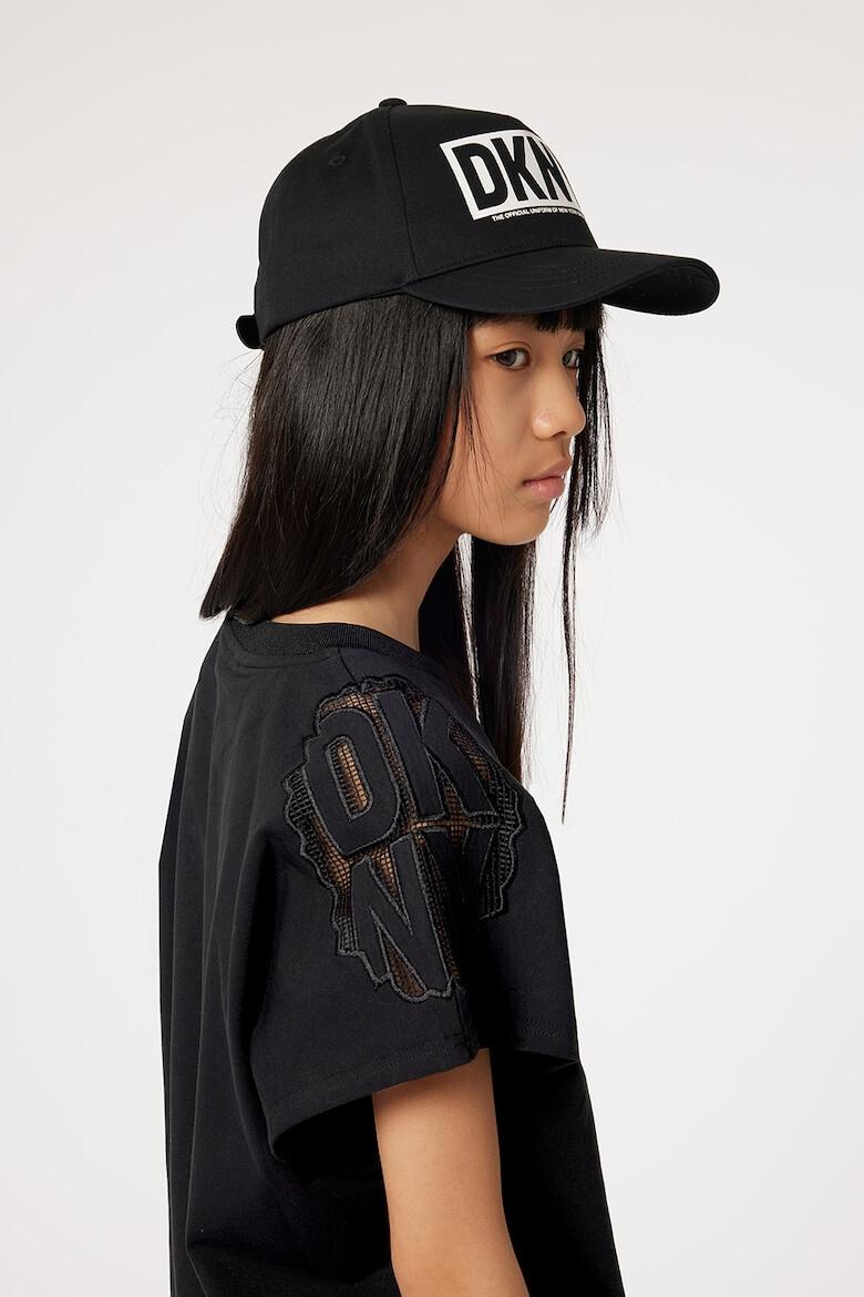 DKNY Рокля тип тениска с бродерии - Pepit.bg
