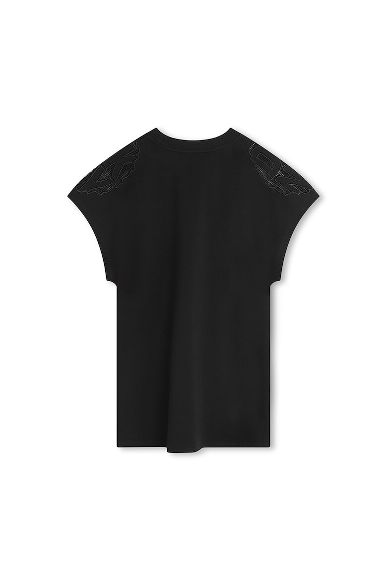 DKNY Рокля тип тениска с бродерии - Pepit.bg