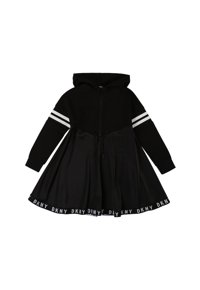 DKNY Рокля с качулка и къс цип - Pepit.bg