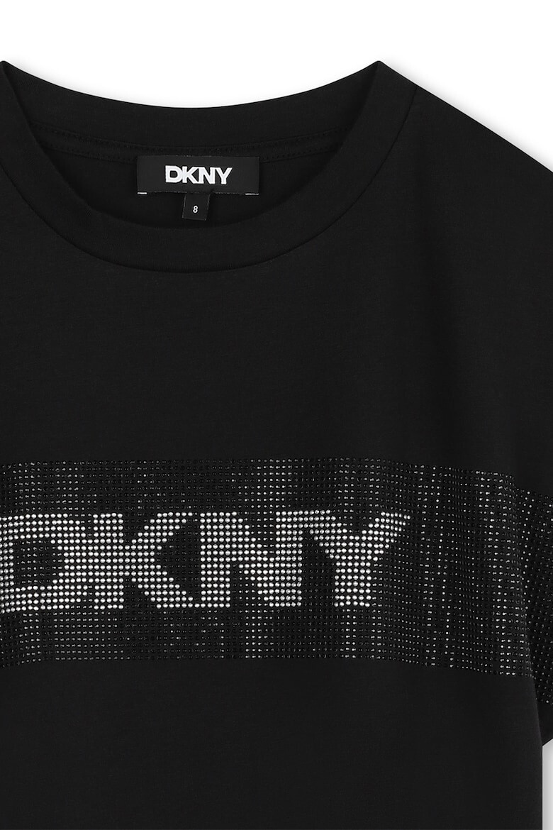 DKNY Тениска с декоративни камъни - Pepit.bg