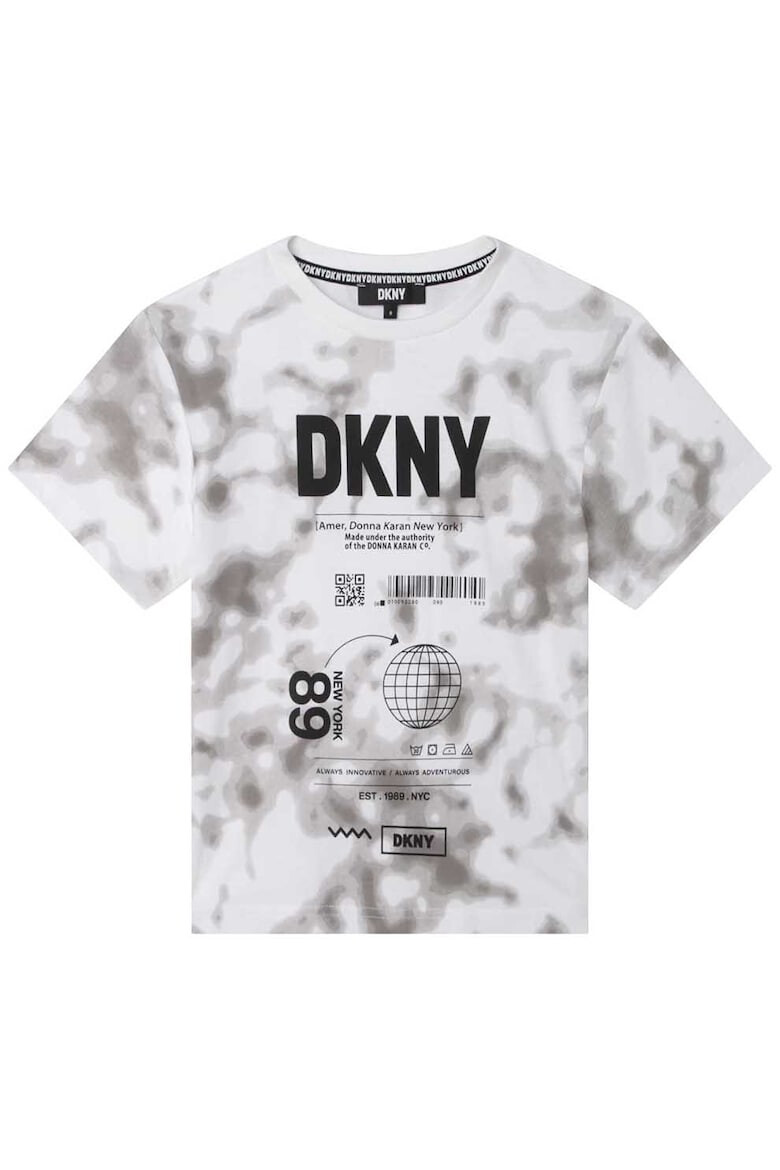 DKNY Тениска с хоризонтален меланж - Pepit.bg