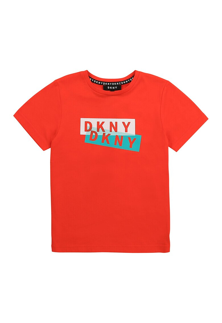 DKNY Тениска с контрастно лого - Pepit.bg