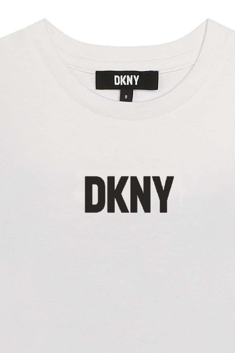 DKNY Тениска с лого и фотопринт - Pepit.bg