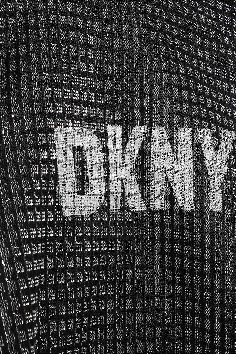 DKNY Тениска с лого и мрежесто покритие - Pepit.bg